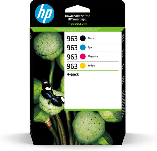 HP 963 4-pack Black/Cyan/Magenta/Yellow Original Ink Cartridges HP 963 4-pack Black/Cyan/Magenta/Yellow Original Ink Cartridges